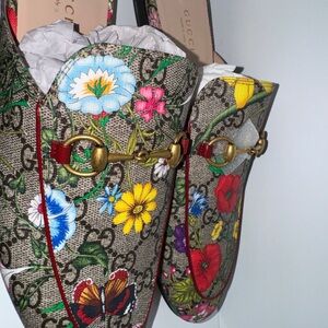 *LAST CHANCE FOR MEMORIAL DAY DISCOUNT* Gucci Floral GG Canvas Princetown